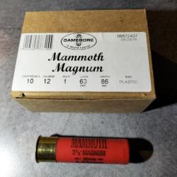 Cartouche gamebore mammoth  12/89 63 grammes