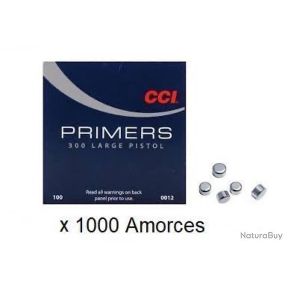 Vente lots 1000 amorces Large Pistol CCI