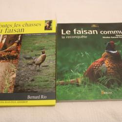 Lot 2 livres les chasses du faisan