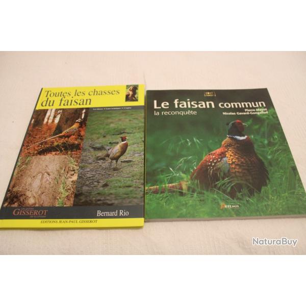 Lot 2 livres les chasses du faisan