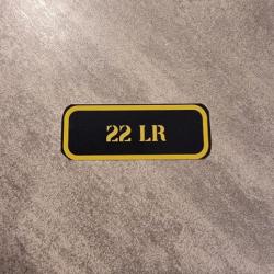 Étiquette autocollante 22LR