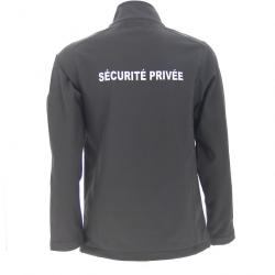 Softshell Sécurité Privée Noir 3 Couches