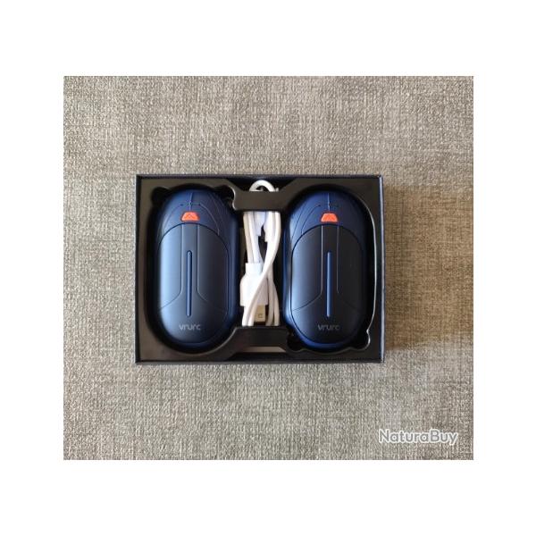 Chauffe Main Rechargeable 2 Pack Chaufferette Main lectrique Portable avec 3 Modes de Chauffage