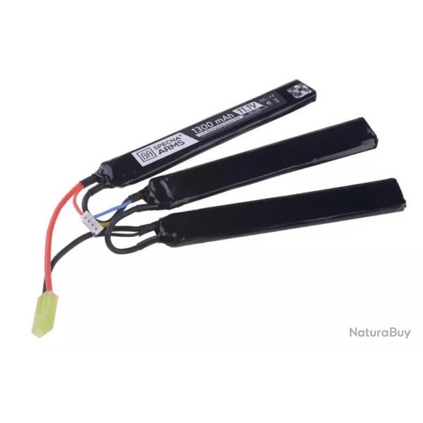 BATTERIE LI-PO 11.1V 1300MAH 2 STICKS