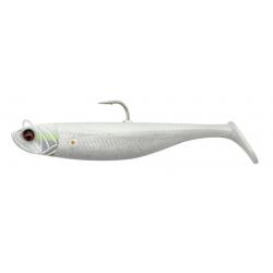 Leurre Souple SAVAGE GEAR Savage Minnow 10cm 2+1 White Pearl Silver