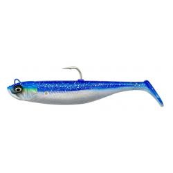 Leurre Souple SAVAGE GEAR Savage Minnow 10cm 2+1 Blue Pearl Silver