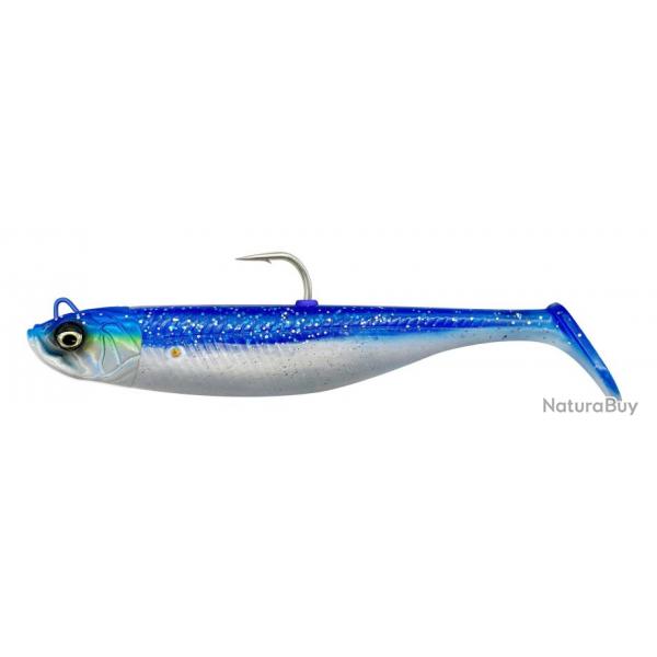 Leurre Souple SAVAGE GEAR Savage Minnow 10cm 2+1 Blue Pearl Silver