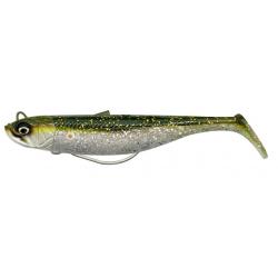 Leurre Souple SAVAGE GEAR Savage Minnow Wl 10cm 2+1 Green Silver