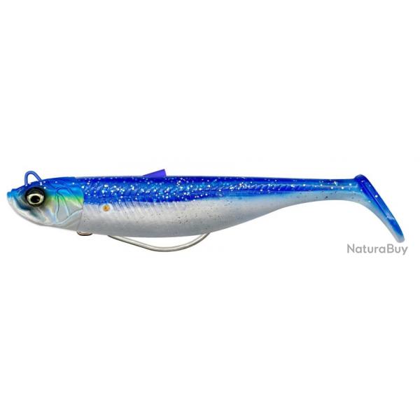 Leurre Souple SAVAGE GEAR Savage Minnow Wl 12.5cm 2+1 Blue Pearl Silver