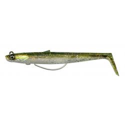 Leurre Souple SAVAGE GEAR Sandeel V2 Wl 11.5cm 2+1 Green Silver