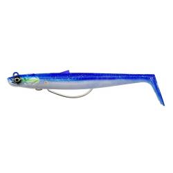 Leurre Souple SAVAGE GEAR Sandeel V2 Wl 11.5cm 2+1 Blue Pearl Silver