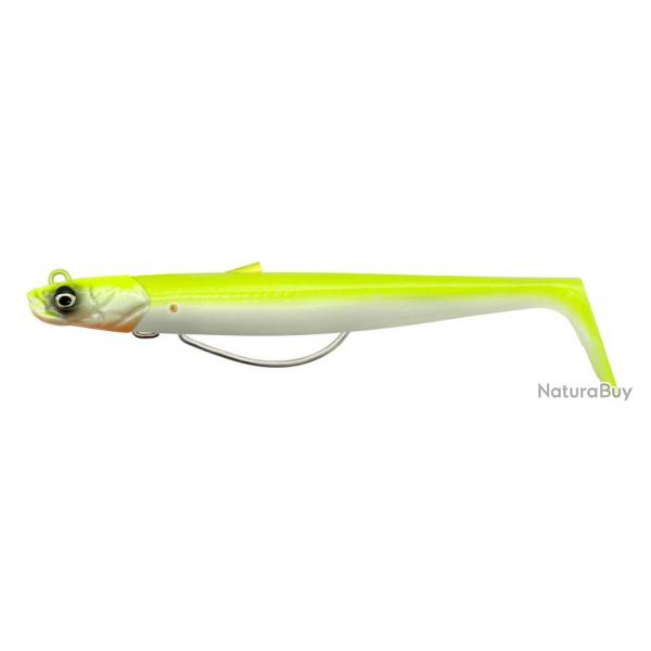 Leurre Souple SAVAGE GEAR Sandeel V2 Wl 11.5cm 2+1 Lemon Back