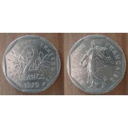 France 2 Francs 1979 Semeuse piece Franc