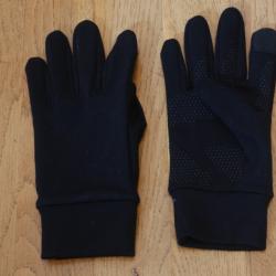 Gants Chauffants Doublure Écran Tactile Coupe-Vent Antidérapant Taille L Noir