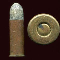 9 mm Ghaye - RARISSIME voire UNIQUE car destinée à la carabine brevetée Ghaye à percussion centrale