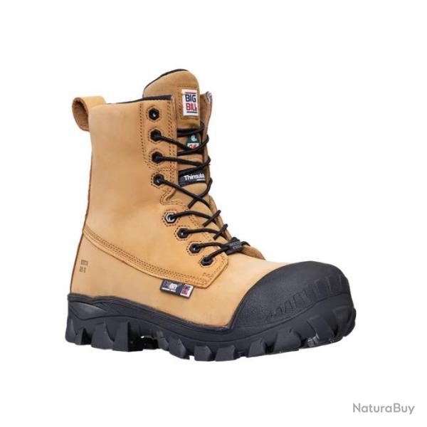 Bottes Big Bill Traction 4X4 Sans Mtal Impermable BB6014 / TAN