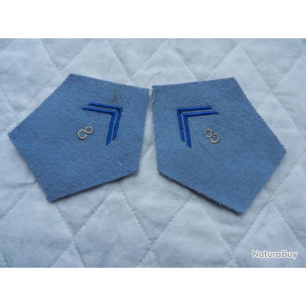 paire de pattes de col 8me rgiment matriel