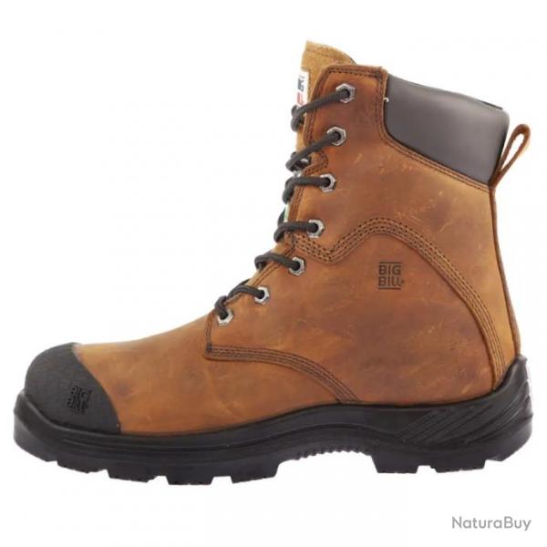 Bottes Big Bill Traction 360 Embout Acier 8po Brun BB6320