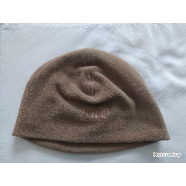 BONNET POLAIRE MARQUE 5.11 TACTICAL COULEUR TAN SABLE DESERT  TAILLE S/M