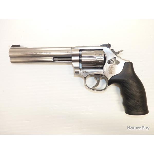 Revolver Smith & Wesson 617-6 Cal.22LR 6" 10 coups Inox CATB