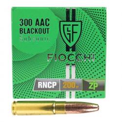 FIOCCHI CAL.300 AAC BLACKOUT SUBSONIQUE RNCP 200GR cartouches munitions bte50