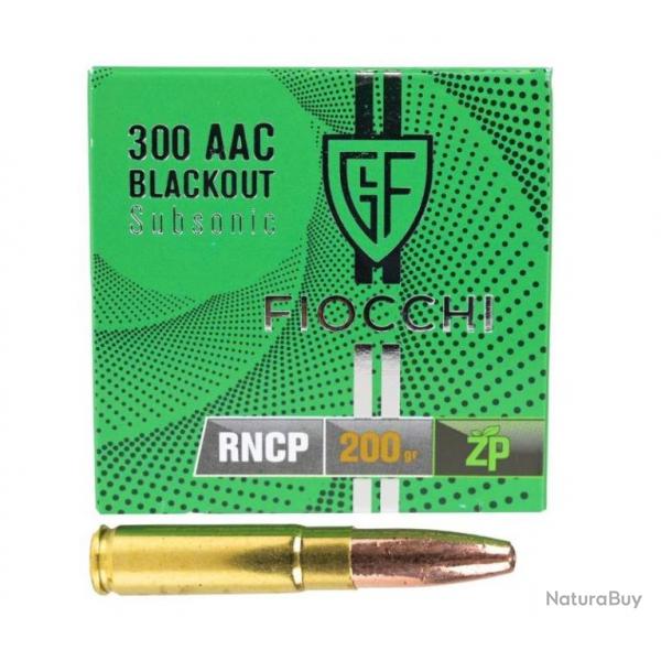 FIOCCHI CAL.300 AAC BLACKOUT SUBSONIQUE RNCP 200GR cartouches munitions bte50