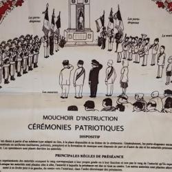 Mouchoir d'instruction Cérémonie Patriotique