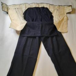 Pantalon à pont marine nationale française ancien