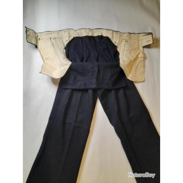 Pantalon  pont marine nationale franaise ancien