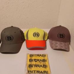 Trio de casquettes BITRABI + Tour de cou offre NOEL