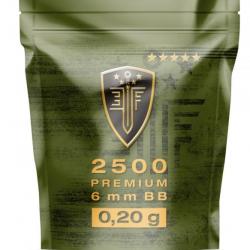 BILLES BBS 6MM ELITE FORCE BLANCHE 0.20G SACHET X2500