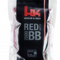 BILLES BBS 6MM HK RED 0.20G SACHET X2500