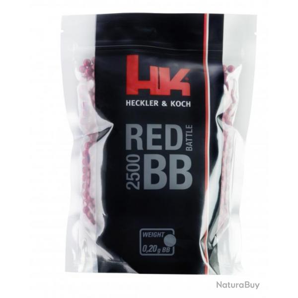 BILLES BBS 6MM HK RED 0.20G SACHET X2500