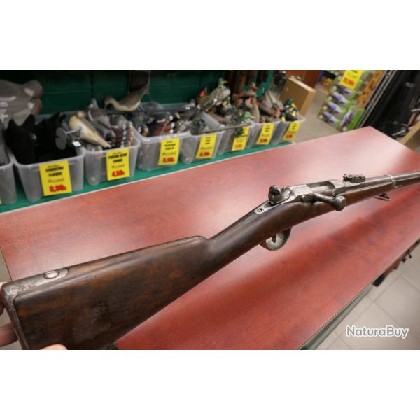 FUSIL CHASSEPOT  MANUFACTURE DE CHATELLERAULT ?  CAL 11MM chassepot d origine    MISE A PRIX 1 EUROS