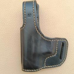 Holster cuir pour Glock 26 - GAUCHER