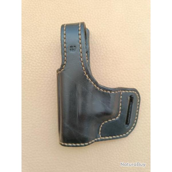 Holster cuir pour Glock 26 - GAUCHER