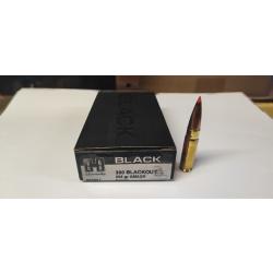 20 BALLES HORNADY - 300 BLACKOUT (BLK) - 208GR AMAX