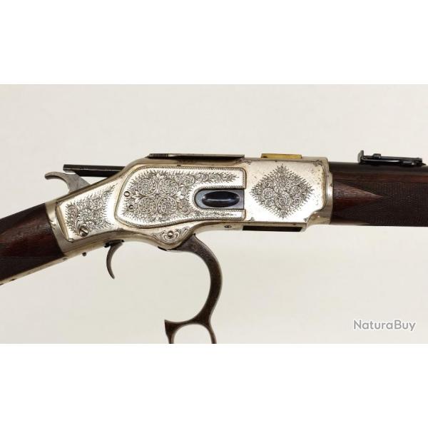 WINCHESTER MODELE 1873 DE LUXE CARABINE DE SELLE CALIBRE 44/40 DE 1891 - USA XIX Trs bon  U.S.A. X