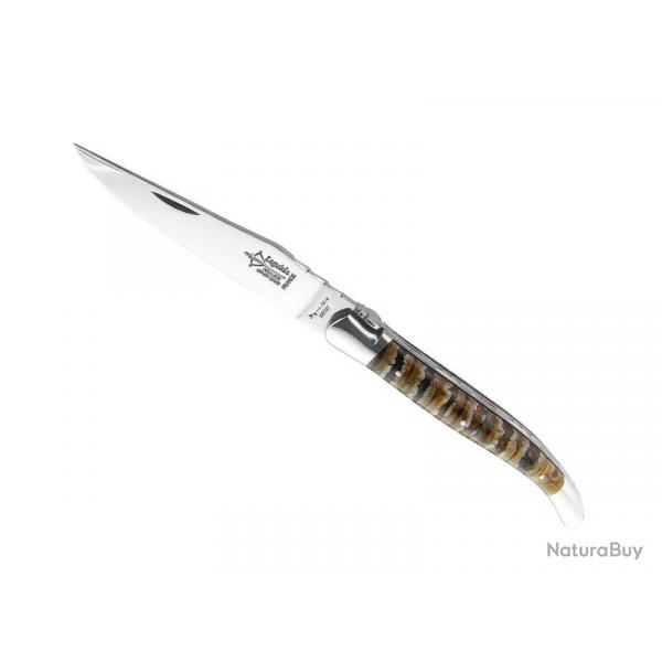 LAGUIOLE GDAVID FORGE MOLAIRE DE MAMMOUTH 12CM MITRES INOX
