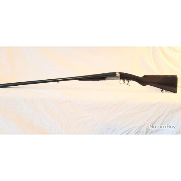 FUSIL MANUFRANCE IDEAL A LUNETTES CAL 12/65 ARME CAT D CANON DE 74 CM