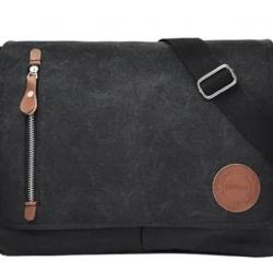 Sac à Dos Vintage en Toile et Cuir - Idéal pour les Activités Outdoor et les Aventuriers