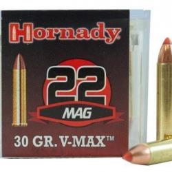 - DESTOCKAGE LOT DE 150 BALLES HORNADY CAL 22 MAGNUM 30GR VMAX