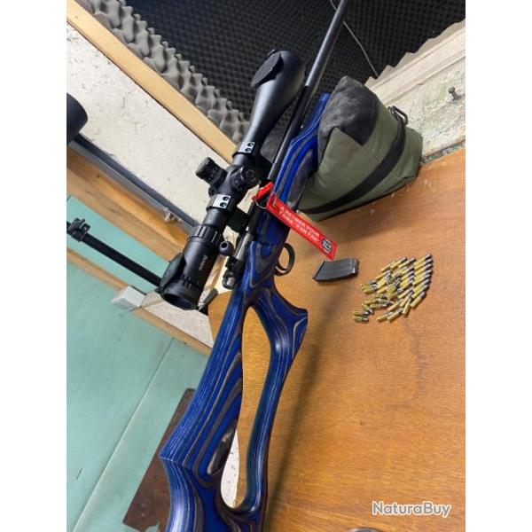 Cz 455 volution avec optique hawke 8/32/56 dtente allge 300g