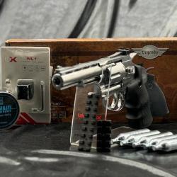 Pack Laser Prêt a Tirer REVOLVERS LEGENDS S40 SILVER CO2 CAL 4.5 MM