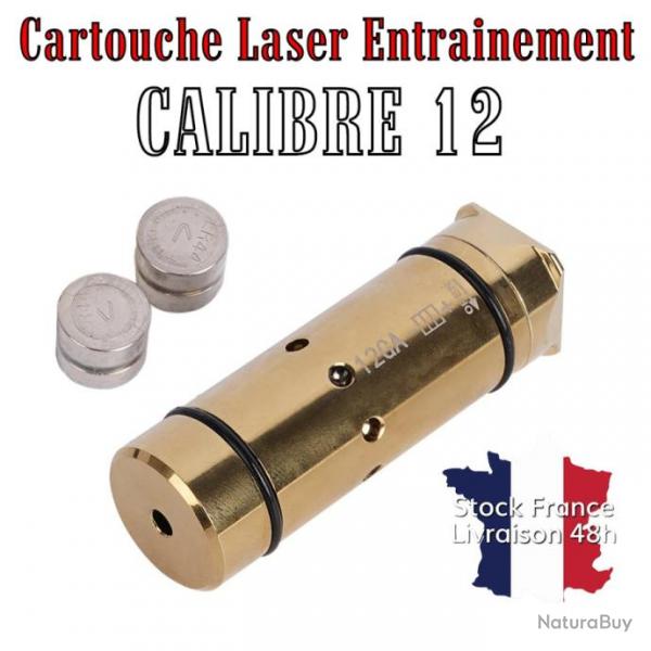 Cartouche de tir laser calibre 12 compatible avec la plupart des applications - Stock France