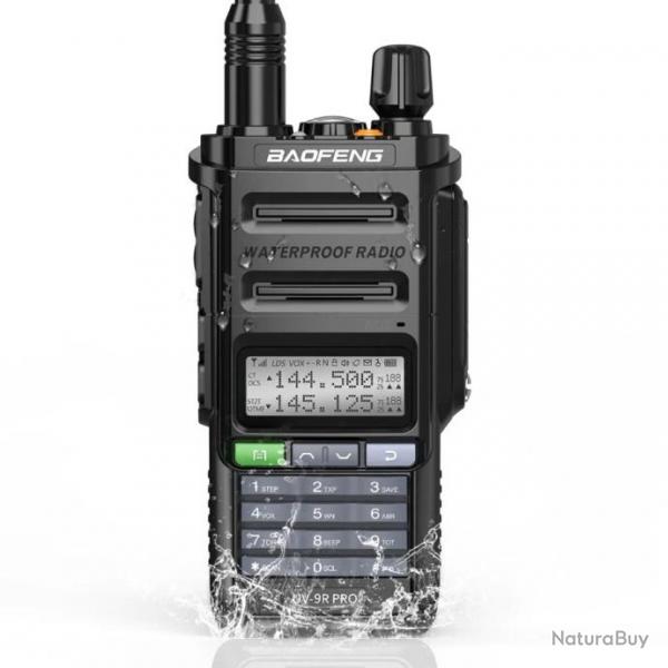 Talkie-Walkie Baofeng UV-9R Pro (Noir) - LIVRAISON GRATUITE