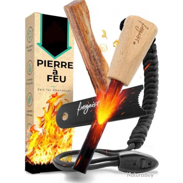 Pierre  Feu Survie 10mm Allume-Feu Bushcraft Randonne Accessoire Camping Matriel Militaire