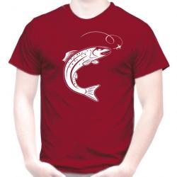 T-SHIRT TRUITE carnassier pêche à la mouche Hameçon Leurre Toc Idée cadeau pêcheur Noël Anniversaire