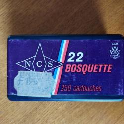 Boite de 250 cartouches bosquette 22 LR