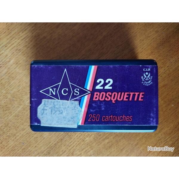 Boite de 250 cartouches bosquette 22 LR